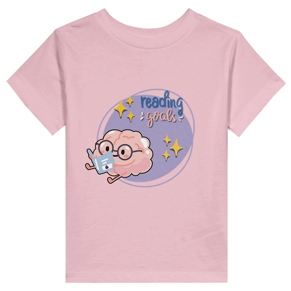 Thumbnail: Toddler Reading Goals Staple T-Shirt | Bella + Canvas 3001T