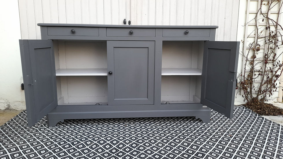 Miniature : Buffet 3 portes de style Louis Philippe