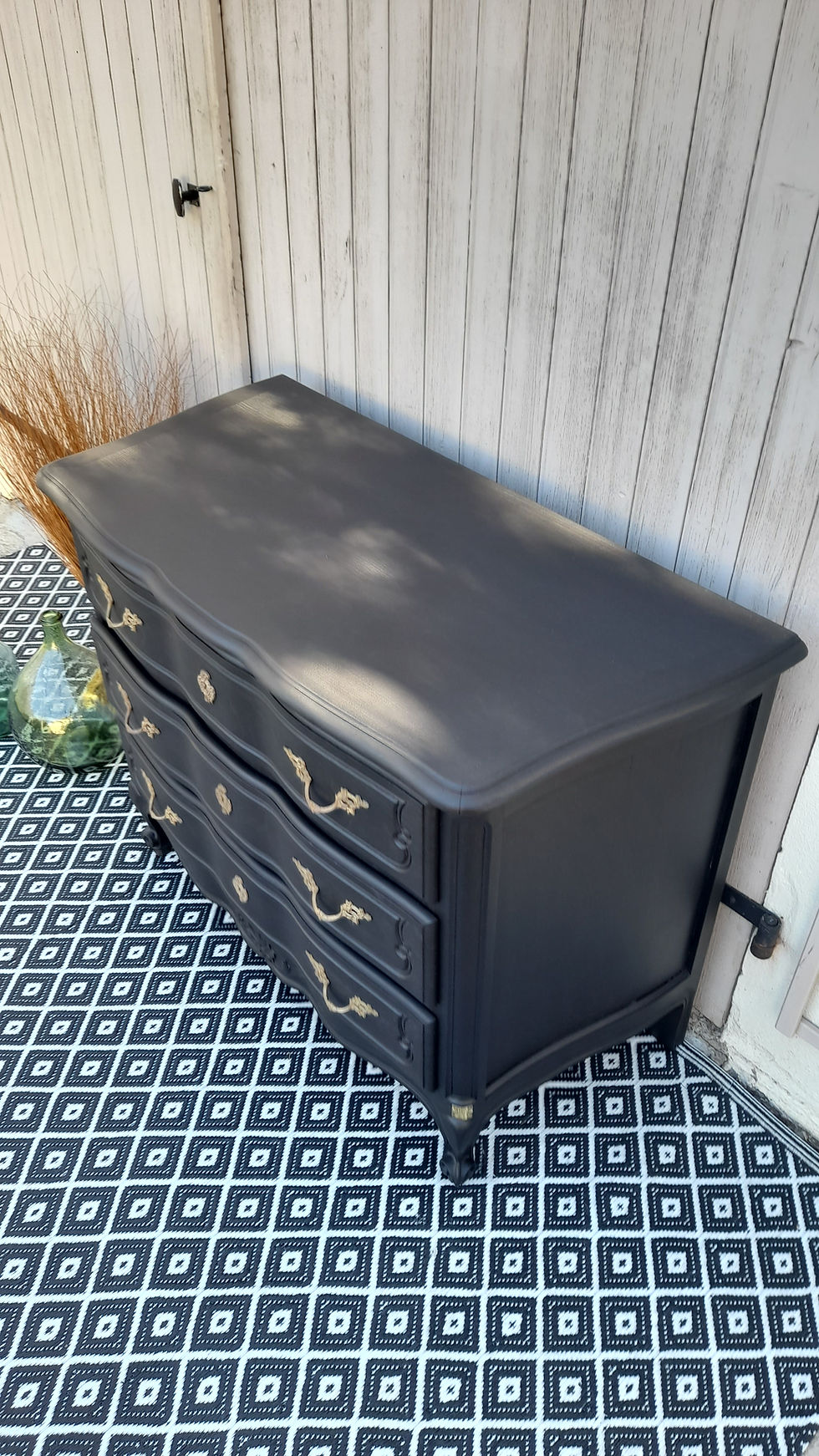 Miniature : Commode 3 tiroirs de style Louis XV