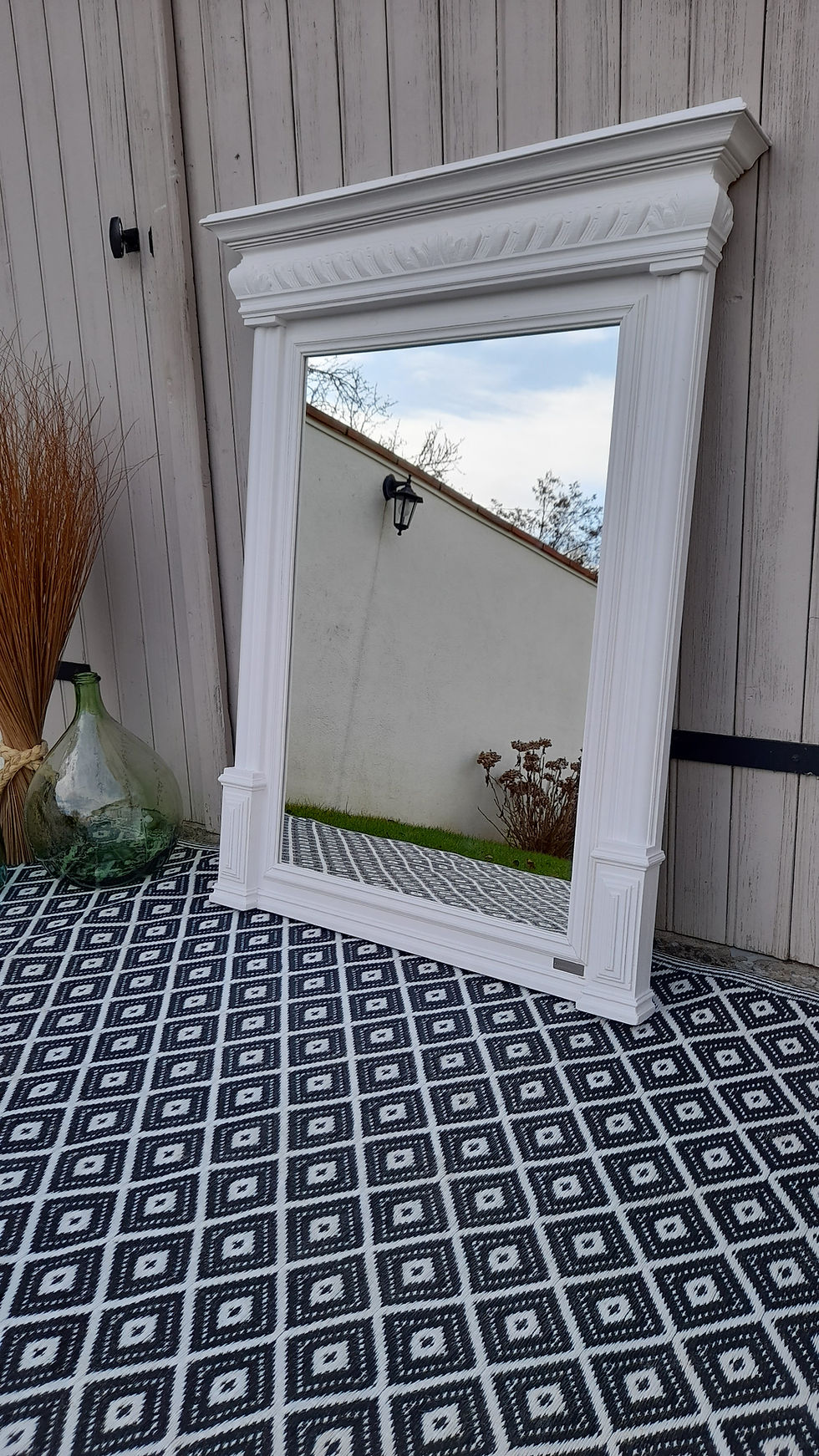 Miniature : Miroir ancien façon trumeau