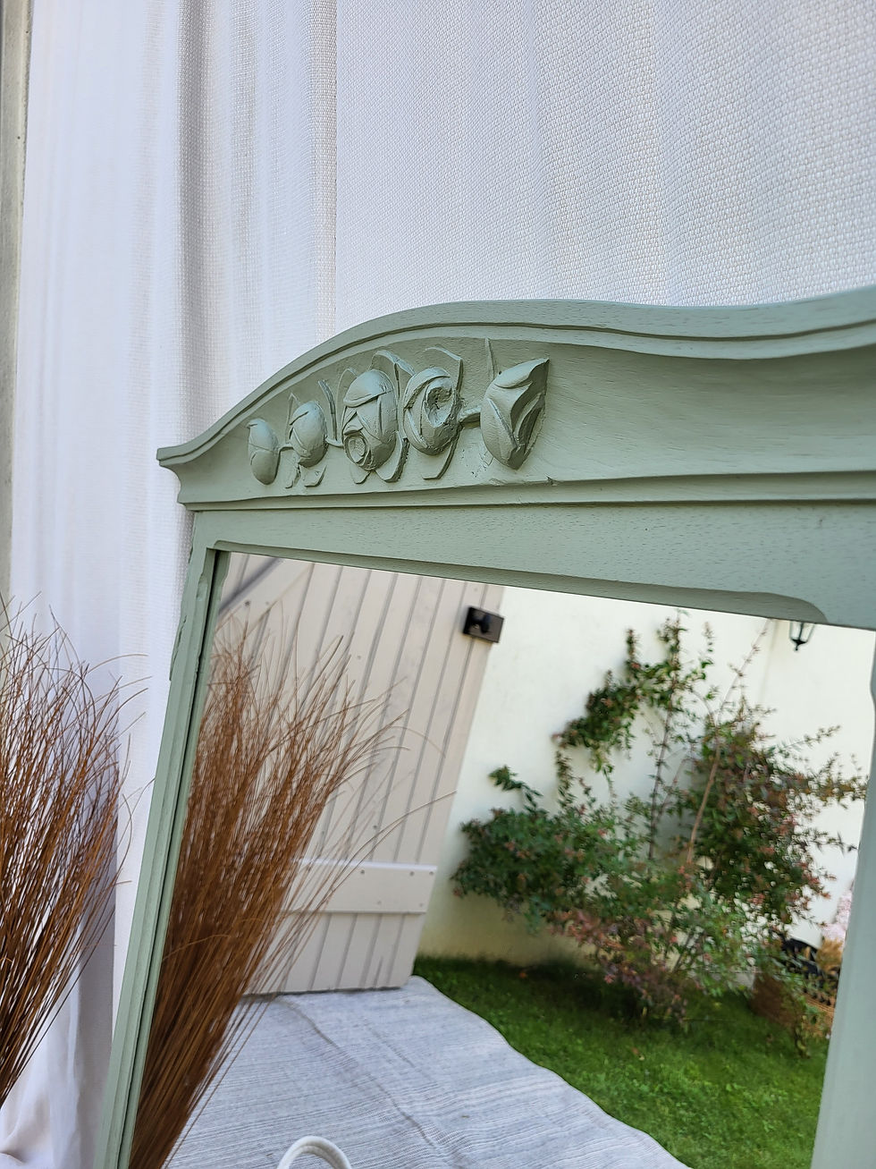 Miniature : miroir ancien