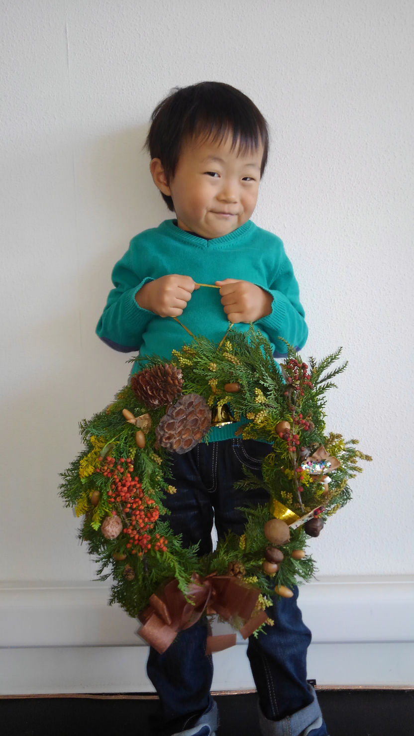 第2回 クリスマスリース作り