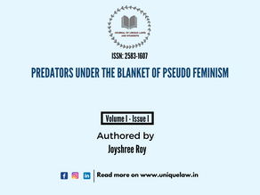 PREDATORS UNDER THE BLANKET OF PSEUDO FEMINISM