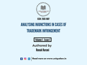 ANALYSING INJUNCTIONS IN CASES OF TRADEMARK INFRINGEMENT