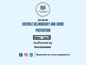 JUVENILE DELINQUENCY AND CRIME PREVENTION