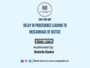 DELAY IN PROCEDURES LEADING TO MISCARRIAGE OF JUSTICE