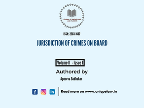 JURISDICTION OF CRIMES ON BOARD