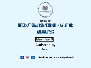 INTERNATIONAL COMPETITION IN AVIATION: AN ANALYSIS