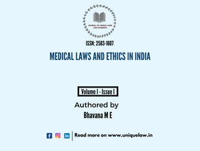 MEDICAL LAWS AND ETHICS IN INDIA