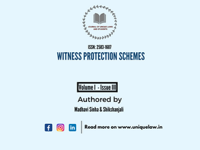 WITNESS PROTECTION SCHEMES