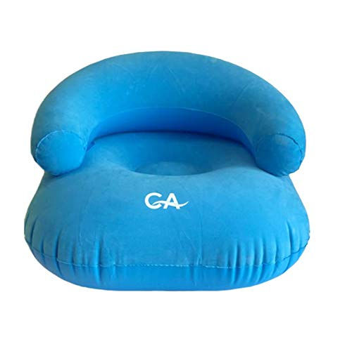 Comfort Axis Heavy Duty Inflatable Flocking Lounger Sofa Wide Armrest Design for