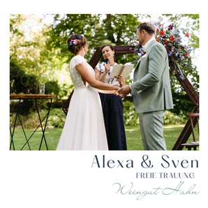 freie Trauung im Weingut Hahn