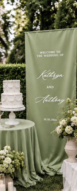 Wedding Color 2027 green white