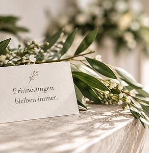 persönliche Trauerfeier