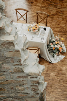 Hochzeitsdekoration Jagdschloss Platte Wiesbaden