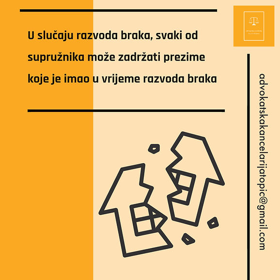 Prezime nakon razvoda braka
