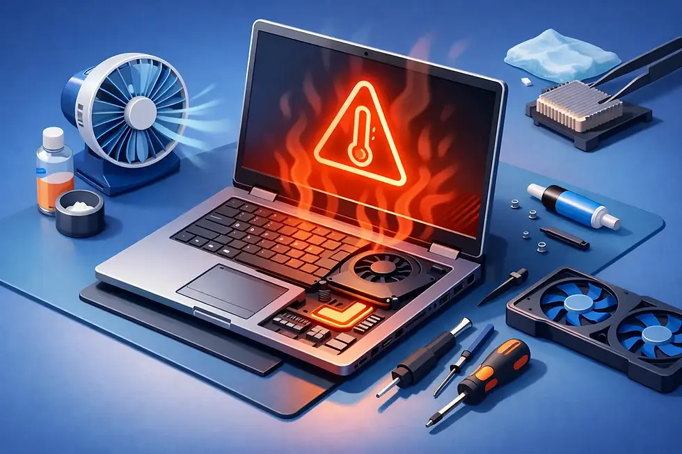 Cómo arreglar laptop sobrecalentada