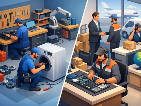 Servicio interno vs outsourcing reparaciones