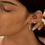 Thumbnail: 14 K Gold Plated Dangle Earrings