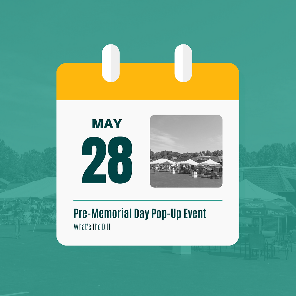 Pre-Memorial Day Pop-Up
