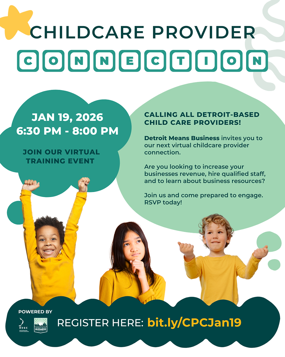 DMB Childcare Provider Connection: Jan. 19, 2026 