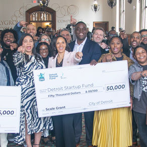 Mayor, DEGC present $300,000 in grants to 13 innovative startups through Detroit Startup Fund 