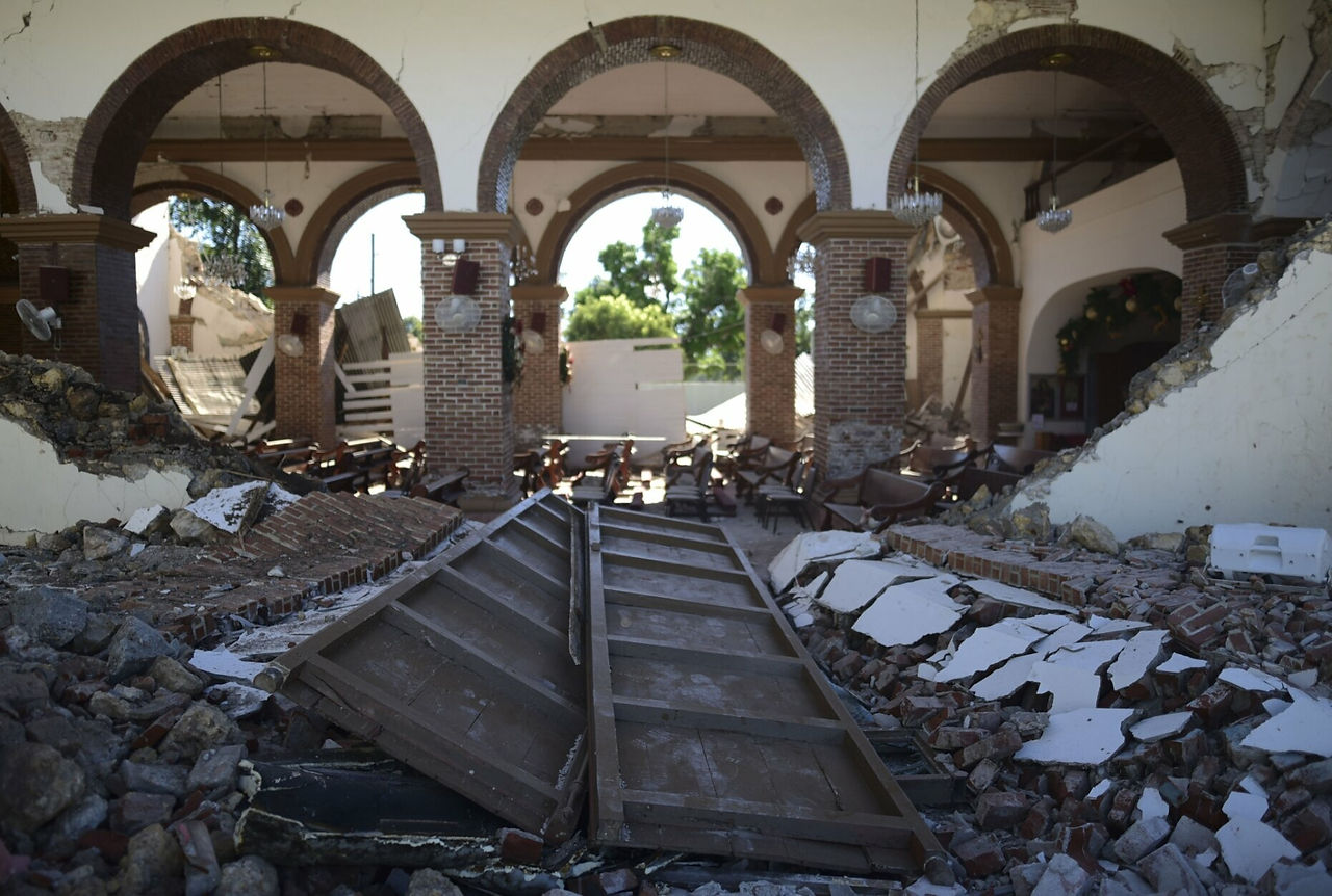 Found in WTop Article: 6.4 quake strikes Puerto Rico amid heavy seismic activity