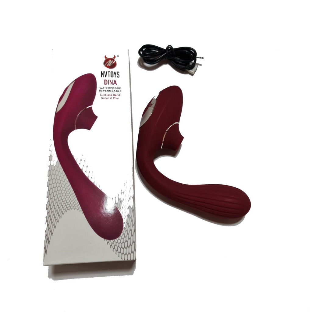Vibrador C/ Succionador De Clítoris Y Estimulador De Punto G
