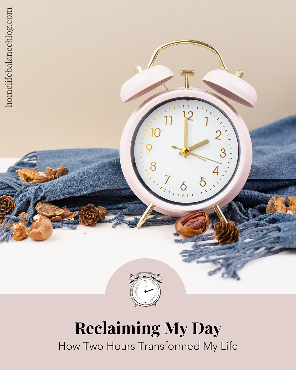 how two hours transformed my life