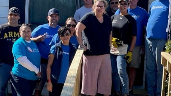 Experian's Veteran ERG Partners with The Texas Ramp Project to Build a Ramp 