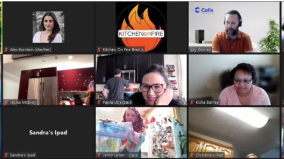 Calix's LatinX Network and Foodies ERG Come Together to Celebrate Hispanic Heritage Month with a Cooking Class with Chef Olivier Said