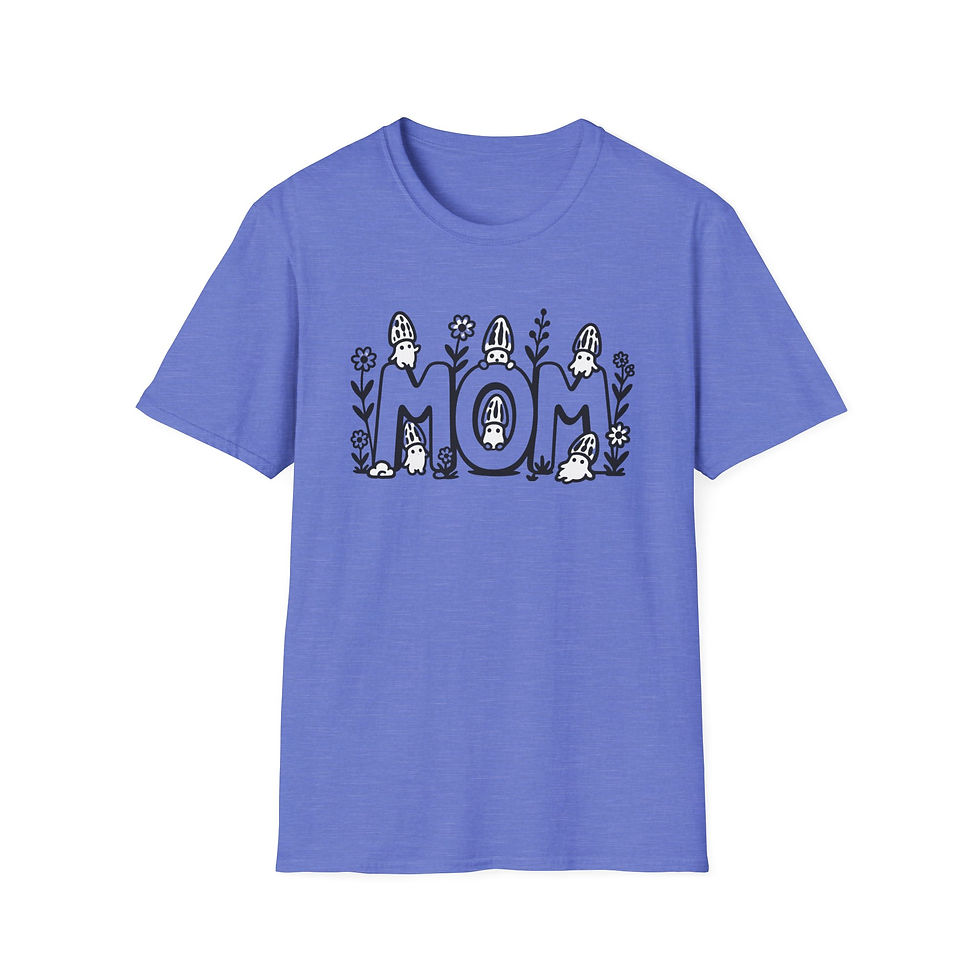 Thumbnail: Mom Floral Doodle T-Shirt — Hand-Drawn Garden Mother’s Day Tee
