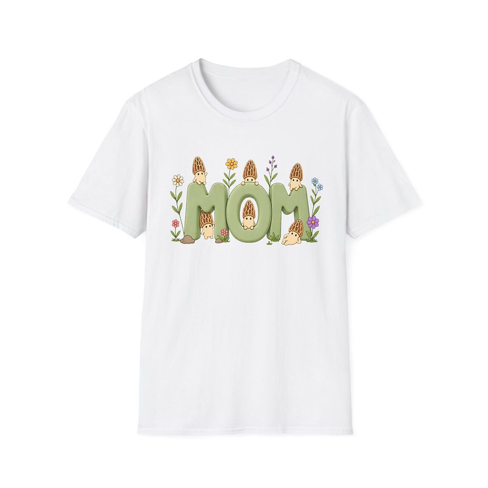 Thumbnail: Mom Floral Mama T-Shirt — Cute Garden Letters Mother's Day Tee