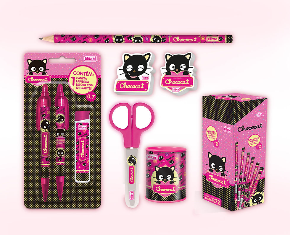 Criação Linha Escrita Chococat