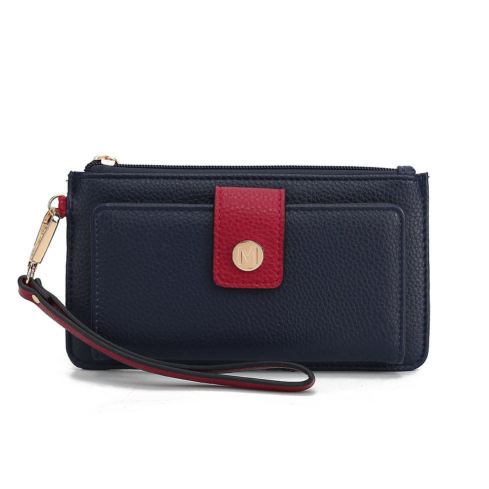 MKF Collection Olympe Vegan Leather Women Wristlet Wallet by Mia K
