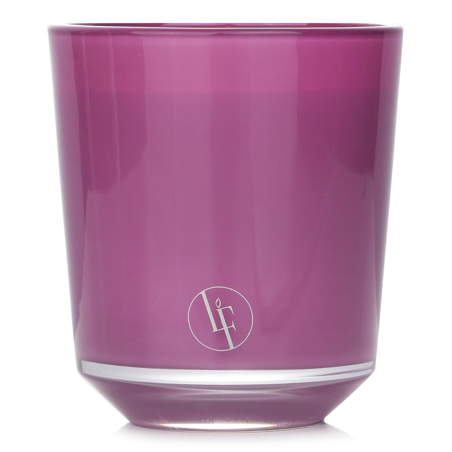 Purple Fig Vigil Candle - 7oz French Ember of Abundance purple glass fig rhubarb vanilla fragrance
