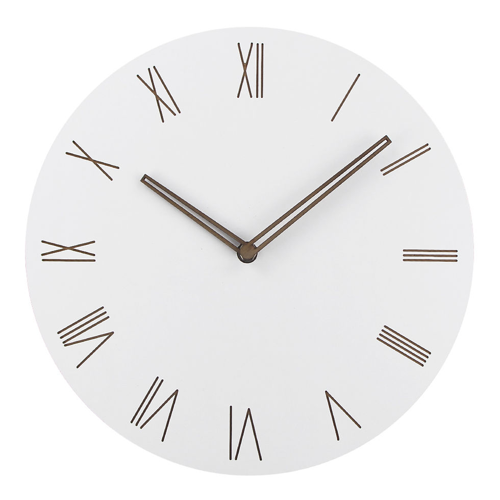 Thumbnail: 12-Inch Wooden Wall Clock - Adorn Your Home with God's Time