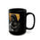 Thumbnail: Holy Mother Mug - Maternal Grace Chalice, black ceramic mug with faith design