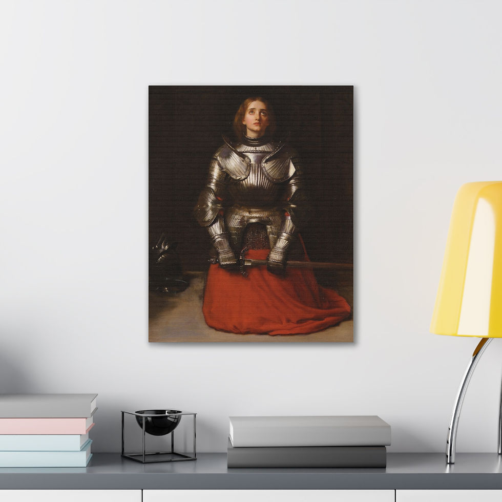 Thumbnail: St Joan of Arc Courageous Faith Canvas Print