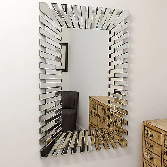 Thumbnail: Silver Mirror Wall Decor - 60x90cm