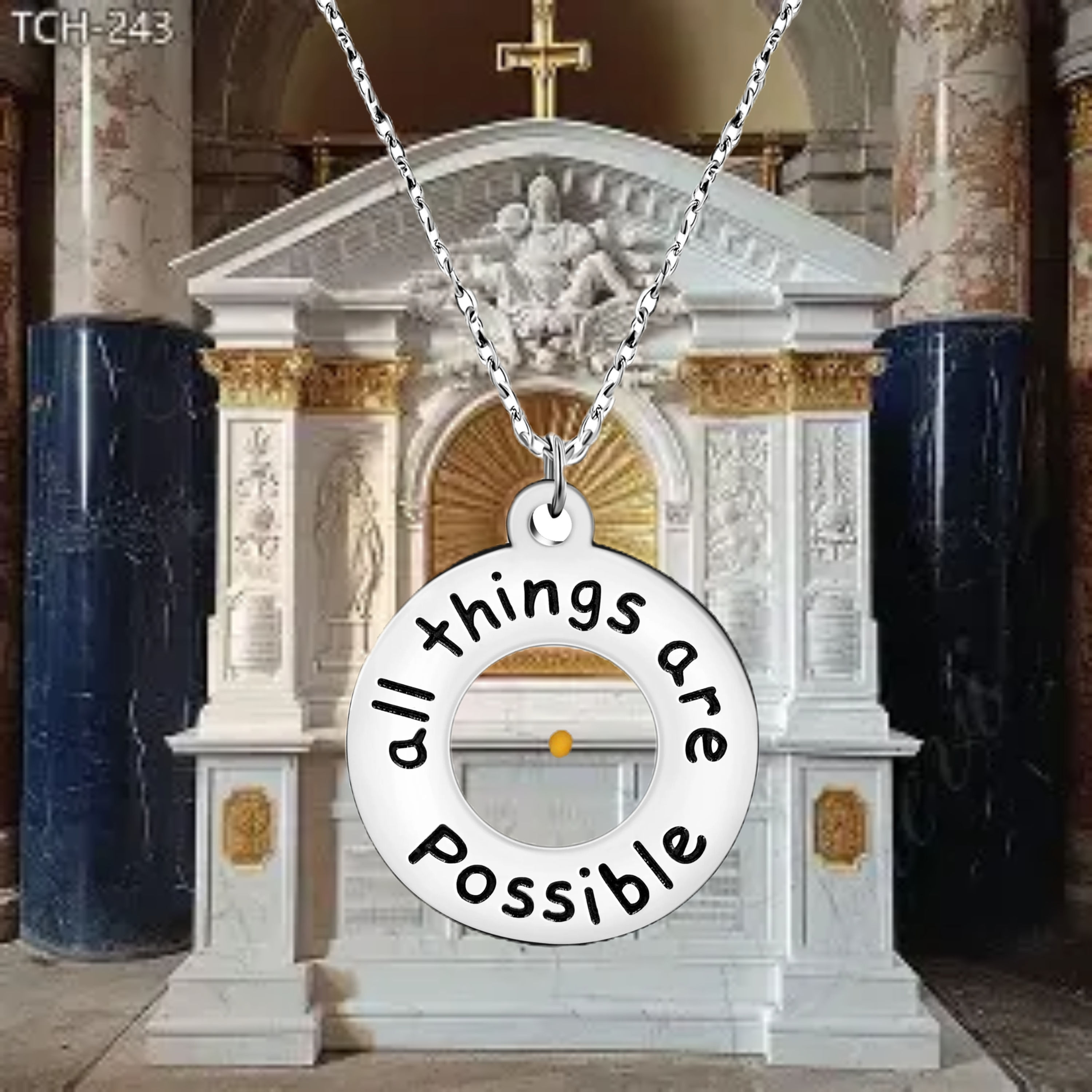 Mustard Seed Necklace - Faith Inspires All