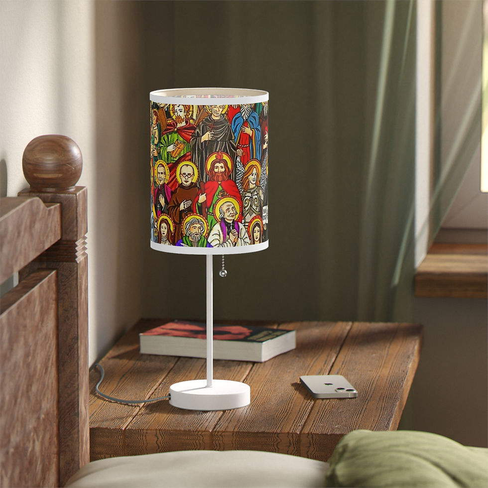 Thumbnail: Radiant Saints Lamp Stand - Illuminate Your Faith