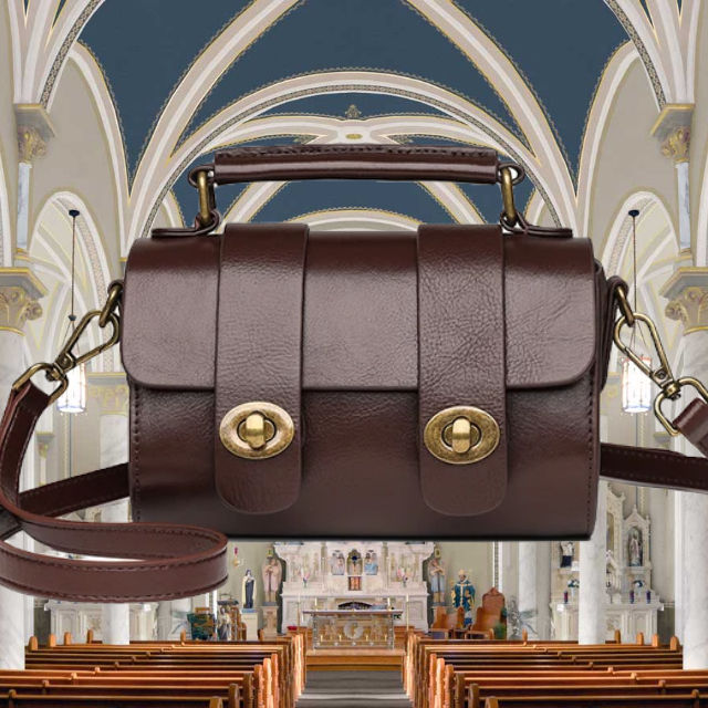 Thumbnail: Faithful Women's Leather Crossbody Bag