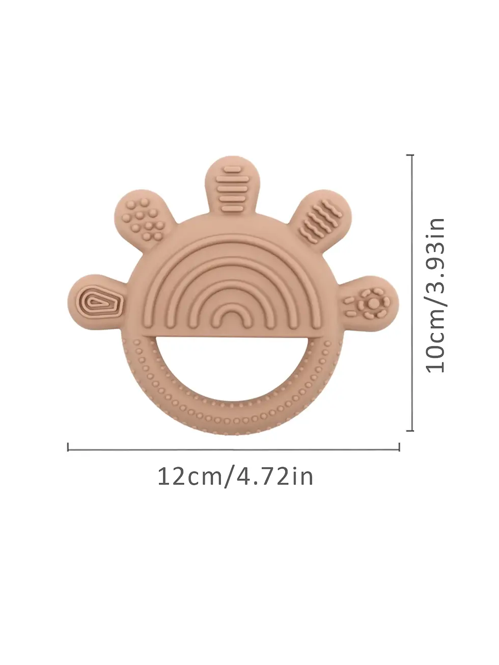 Thumbnail: Teething Lamb Soother - Gentle Gum Relief Toy, silicone cartoon teether for babies