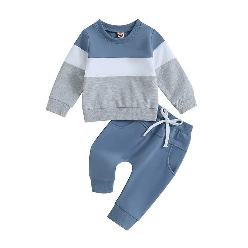 Miniatura: Conjunto, algodón, para bebé recién nacido, niña - niño, otoño, 2 piezas,