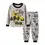 Thumbnail: Dino Boys Pajama Set - Tender Cotton Sleepwear, cotton boy pajama set with dinosaur cartoon pattern full sleeve