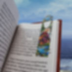 St. Francis Bookmark - Inspire with Divine Art, faith-inspired stained glass aluminum bookmark assembled in the US