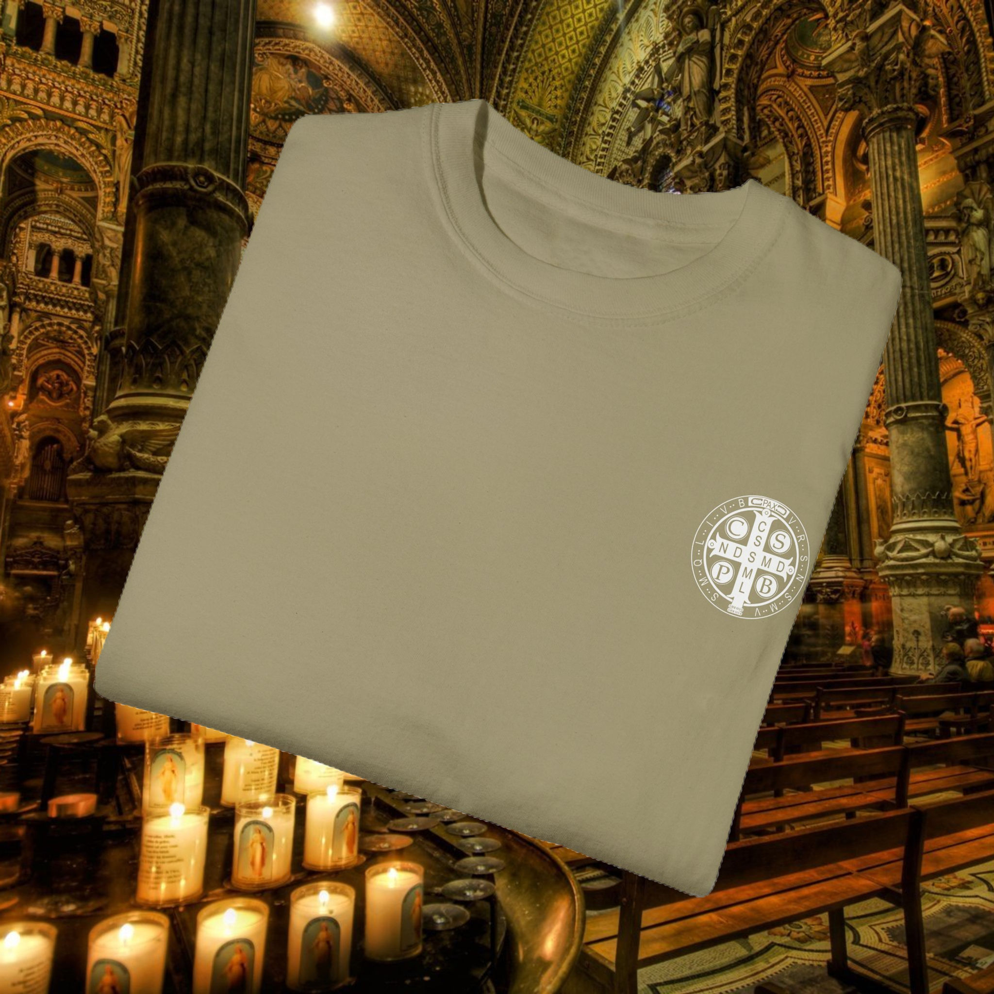 St. Benedict Garment-Dyed T-Shirt – Wear Grace Daily