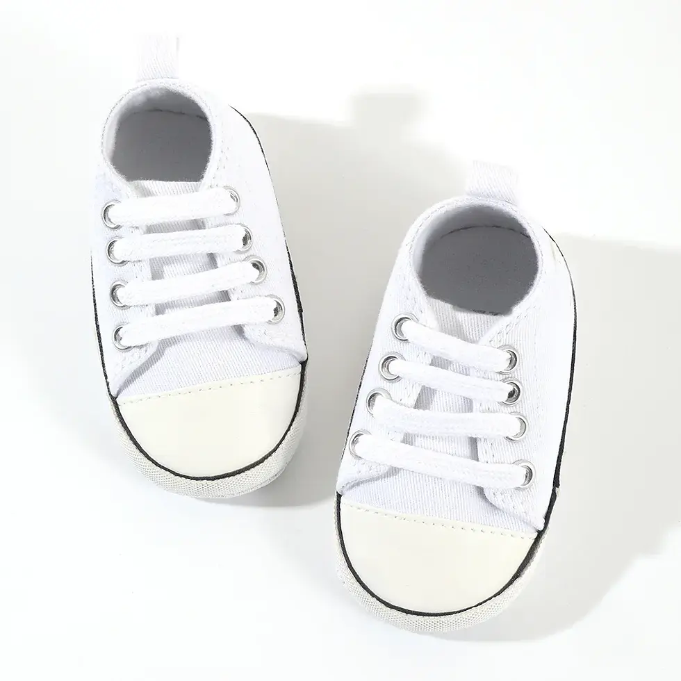 Thumbnail: MUPLY First Walkers Star-Print Sneakers for Babies
