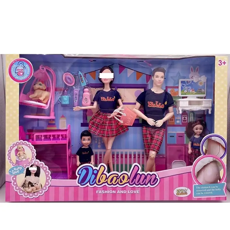 Thumbnail: Choix de 8 ensembles d'accessoires pour poupé enceinte style Barbie